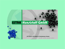 Tablet Screenshot of estra-kunststoff.com